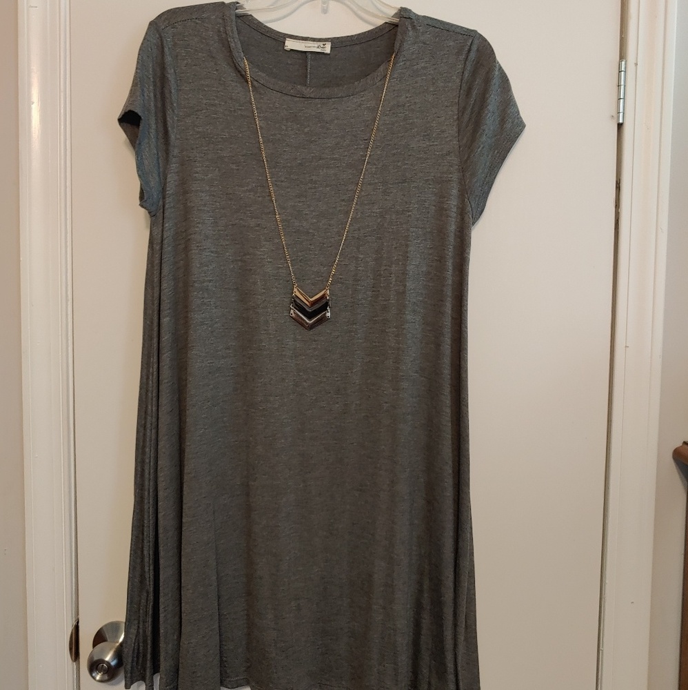 Forever Rose Coulture Dress With Necklace